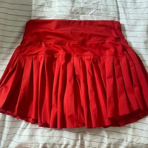 gold hinge tennis skirt